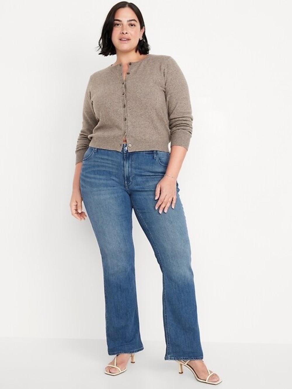 Old Navy Wow Boot-Cut Stretch Denim Jeans, Medium Wash, Women's 20 Long